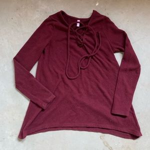 Wine colored sweater